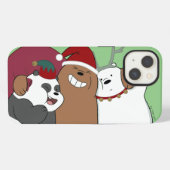 We Bare Bears - 季節の挨拶 iPhoneケース (裏面横)