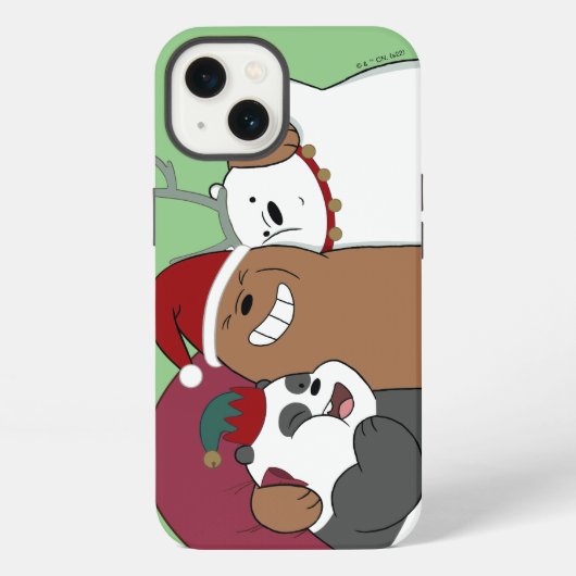 We Bare Bears - 季節の挨拶 iPhoneケース (裏面)