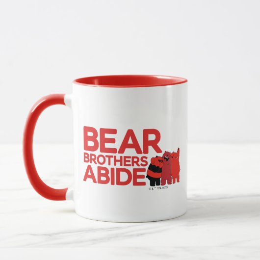We Bare Bears - Bear Brothers Abide マグカップ (左)