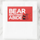 We Bare Bears - Bear Brothers Abide 長方形シール (バッグ)