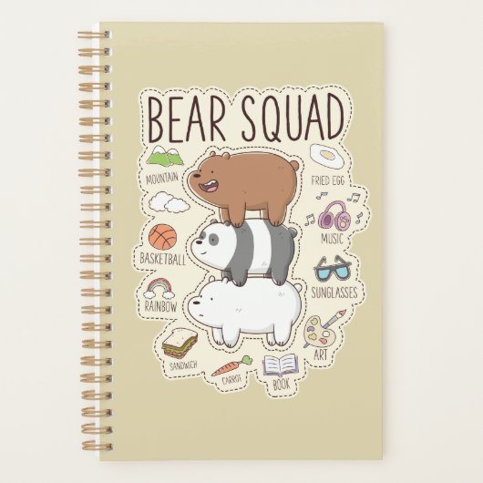 We Bare Bears - Bear Squad Journal Graphic プランナー手帳 (正面)