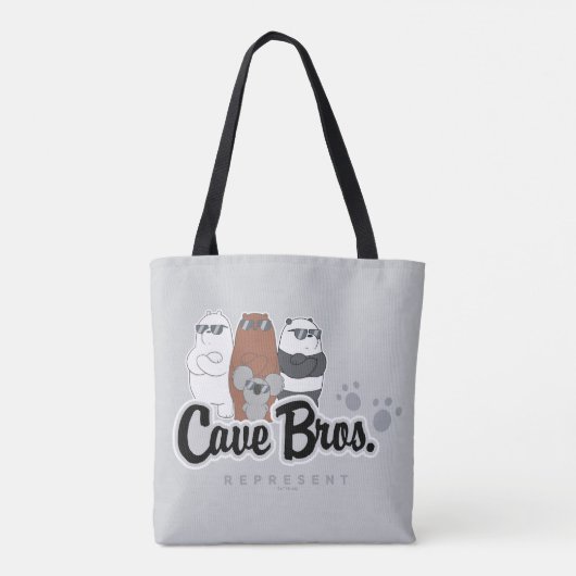 We Bare Bears - Cave Bros. Represent トートバッグ (裏面)