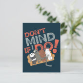 We Bare Bears & Charlie - Don't Mind If I Do! ポストカード (スタンド正面)