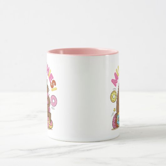 We Bare Bears - Grizz Donut Munchies! マグカップ (中央)