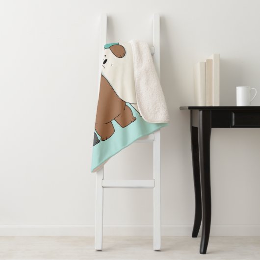 We Bare Bears Group Hug シェルパブランケット (インサイチュ)