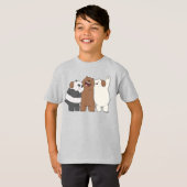 We Bare Bears Group Hug Tシャツ (正面フル)