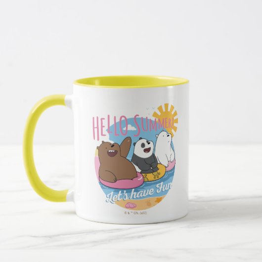 We Bare Bears - Hello Summer! Let's Have Fun マグカップ (左)