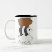 We Bare Bears Mug Double side print ツートーンマグカップ (左)