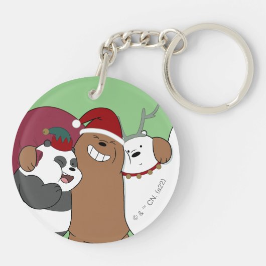We Bare Bears - Season's Greetings キーホルダー (裏面)