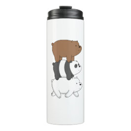 We Bare Bears Stack Tumbler | Grizz panda&Ice Bear タンブラー