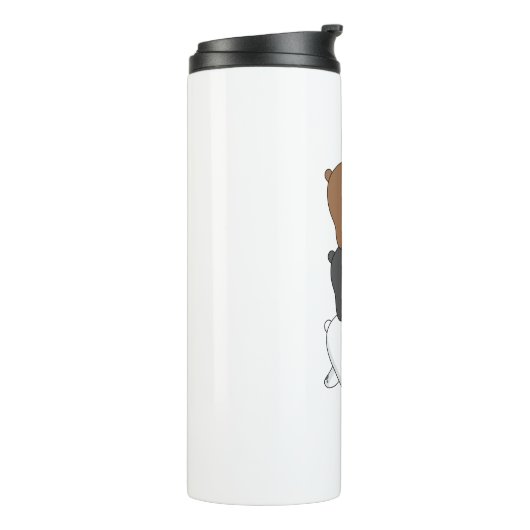 We Bare Bears Stack Tumbler | Grizz panda&Ice Bear タンブラー (回転左)