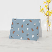 We Bare Bears - Sunglass Bears Pattern カード (黄色い花)