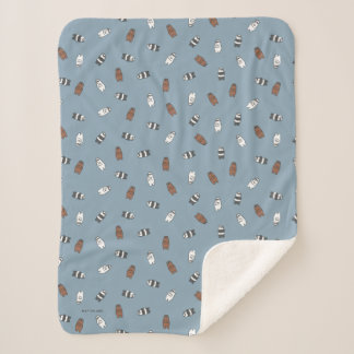 We Bare Bears - Sunglass Bears Pattern シェルパブランケット