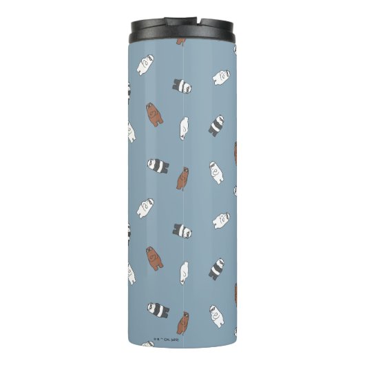 We Bare Bears - Sunglass Bears Pattern タンブラー (裏面)