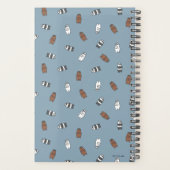 We Bare Bears - Sunglass Bears Pattern プランナー手帳 (裏面)