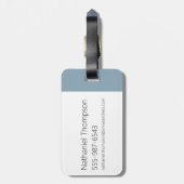 We Bare Bears - Sunglass Bears Pattern ラゲッジタグ (裏面縦)