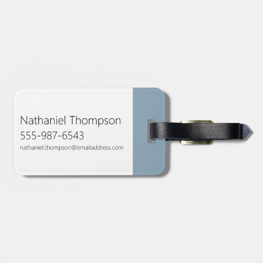 We Bare Bears - Sunglass Bears Pattern ラゲッジタグ (裏面横)