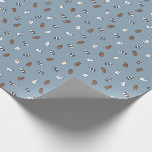 We Bare Bears - Sunglass Bears Pattern ラッピングペーパー (角)