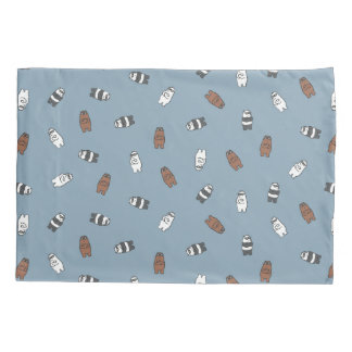 We Bare Bears - Sunglass Bears Pattern 枕カバー