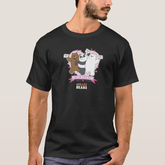 We Bare Bears Valentine's Day Standing Group Shot  Tシャツ (正面)