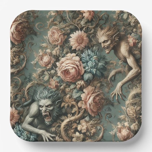 We Beast Tonight – Gothic Victorian ペーパープレート (正面)