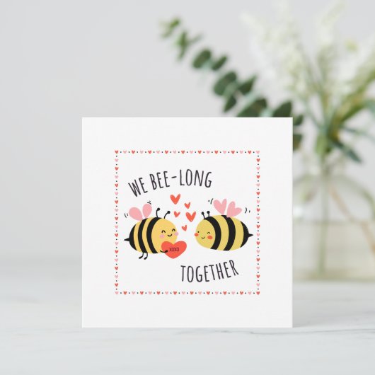 We Bee-long Together Flat Card カード (スタンド正面)