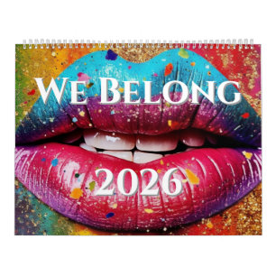 We Belong LGBTQ+ プライドアートカレンダー 2026 カレンダー