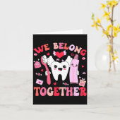 We Belong Together Dental Valentines's Day Dental  カード (黄色い花)