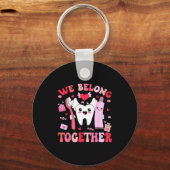 We Belong Together Dental Valentines's Day Dental  キーホルダー (正面)