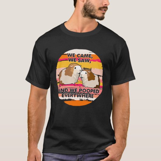 We Came We Saw And We Pooped Everywhere Animal Tシャツ (正面)