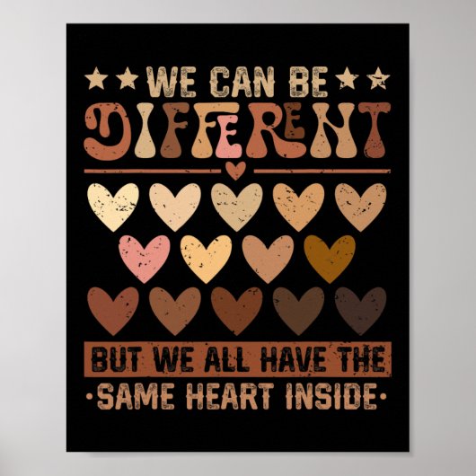 We Can Be Different But We Have The Same Heart Ins ポスター (正面)