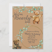 We Can BEARLY Wait!  招待状 (正面)