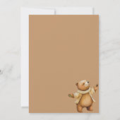 We Can BEARLY Wait!  招待状 (裏面)