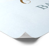 We Can Bearly Wait Baby, Bear Baby Shower Boy ポスター (角)