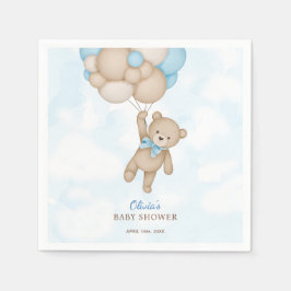We Can Bearly Wait Baby Shower スタンダードカクテルナプキン