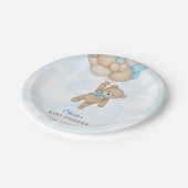 We Can Bearly Wait Baby Shower ペーパープレート (アングル)