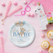 We Can Bearly Wait Baby Shower ペーパープレート (パーティー)