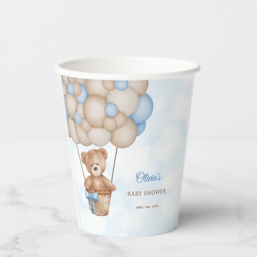 We Can Bearly Wait Baby Shower 紙コップ (正面)