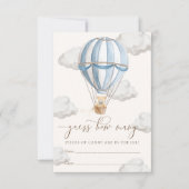 We Can Bearly Wait Baby Shower Guess How Many Card 招待状 (正面)