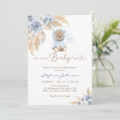 We Can Bearly Wait Baby Shower Invitation 招待状 (スタンド正面)