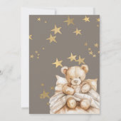 We can bearly wait baby shower invitation 招待状 (裏面)