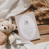 We Can Bearly Wait Baby Shower Invitation 招待状