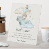 We Can Bearly Wait Baby Shower Pacifier Hunt Game 台座サイン (インサイチュ)