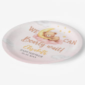 We Can Bearly Wait - Baby Shower Party ペーパープレート (アングル)