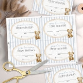 We Can Bearly Wait Baby Shower Teddy Grahams Card 招待状