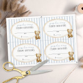 We Can Bearly Wait Baby Shower Teddy Grahams Card 招待状
