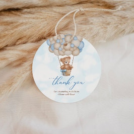 We Can Bearly Wait Baby Shower Thank You フェイバータグ