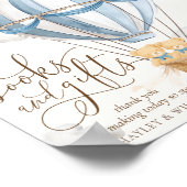 We Can Bearly Wait Books and Gifts Baby Shower ポスター (角)