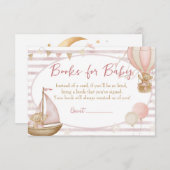 We Can Bearly Wait Books for Baby Card エンクロージャーカード (正面/裏面)