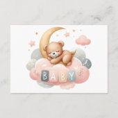 We Can Bearly Wait Books for Baby Card エンクロージャーカード (裏面)